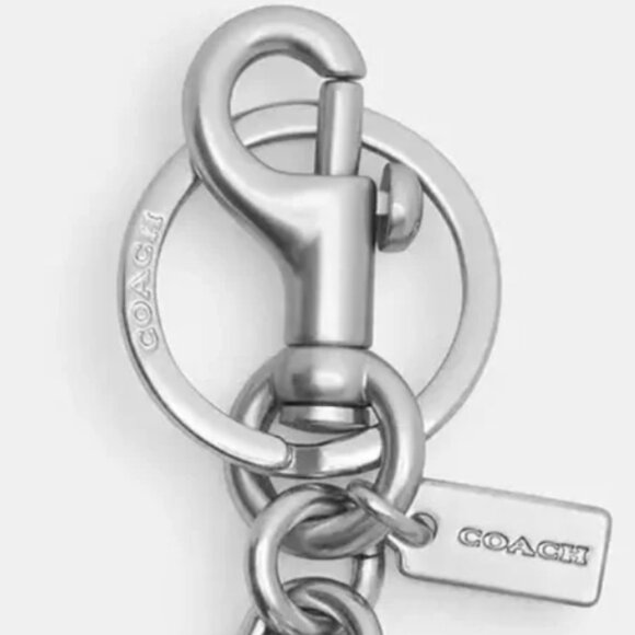 NEW Coach Wildflower Cluster Bag Charm Keychain, New In Coach Packaging - Picture 3 of 6